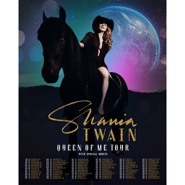 Queen of Me Tour Poster Shania Twain Official Store