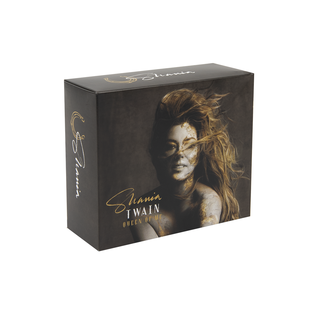 Limited Edition Queen Of Me CD & T-Shirt Boxset 2 Box