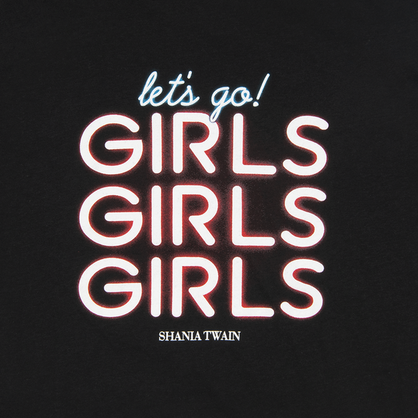 Let´s Go Girls - Country Southern Western Leopard pattern T-Shirt Black  2X-Large 