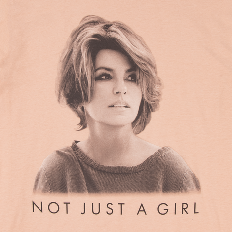 Not Just a Girl Photo Tee Detail