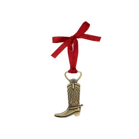 Cowboy Boot Ornament Side 2
