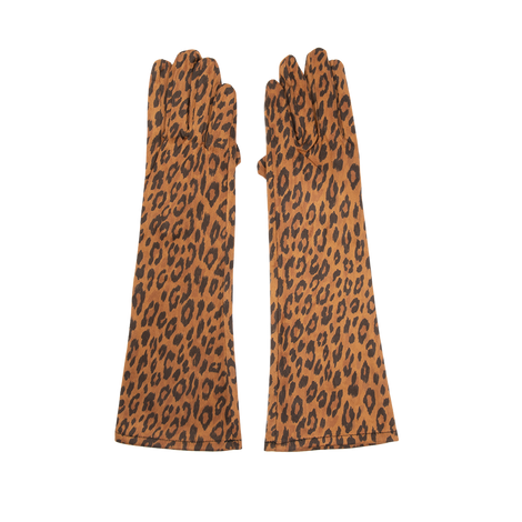 Leopard Gloves Back