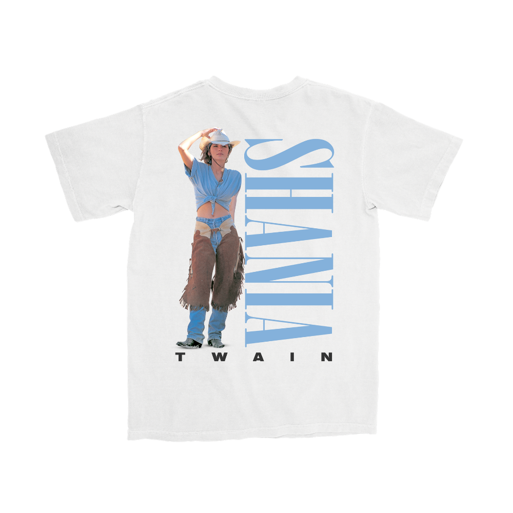 Let's Go Girls Vintage White Tee Back