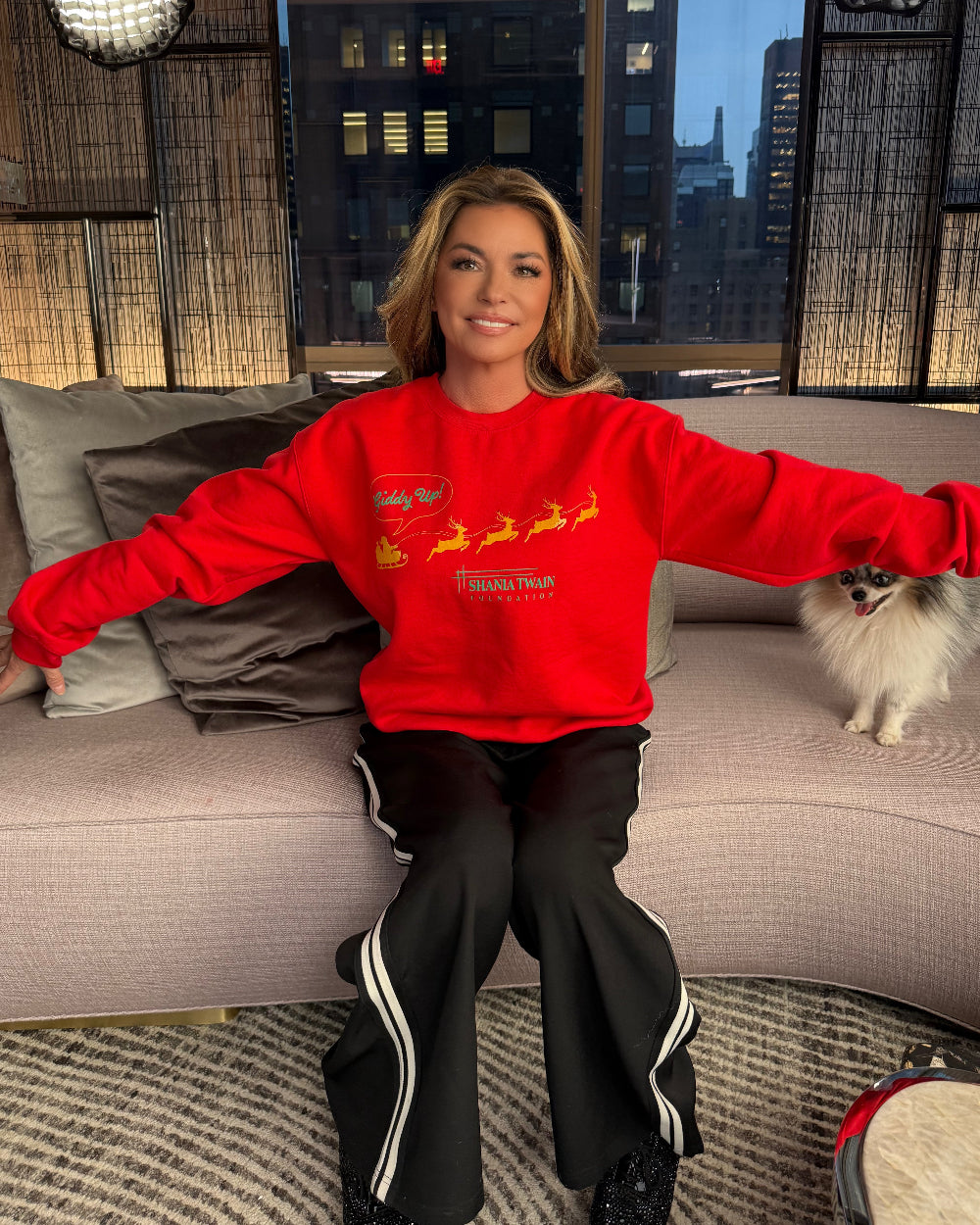 Shania Twain Foundation Giddy Up Crewneck