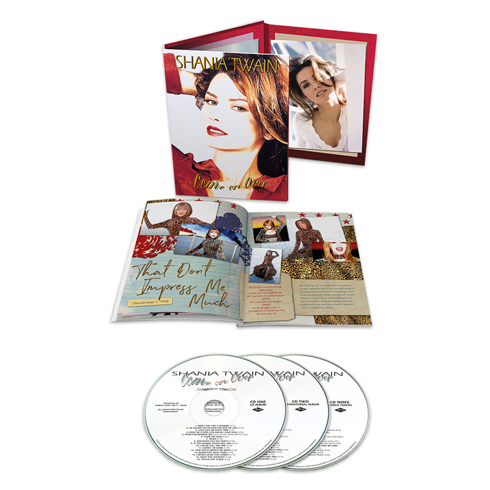 Come On Over Diamond Super Deluxe Edition 3CD – Shania Twain Official Store