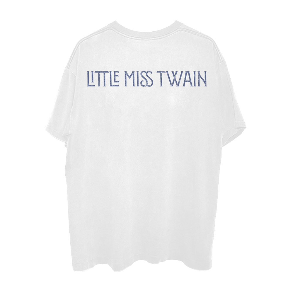 Little Miss Twain License Plate T-Shirt Back
