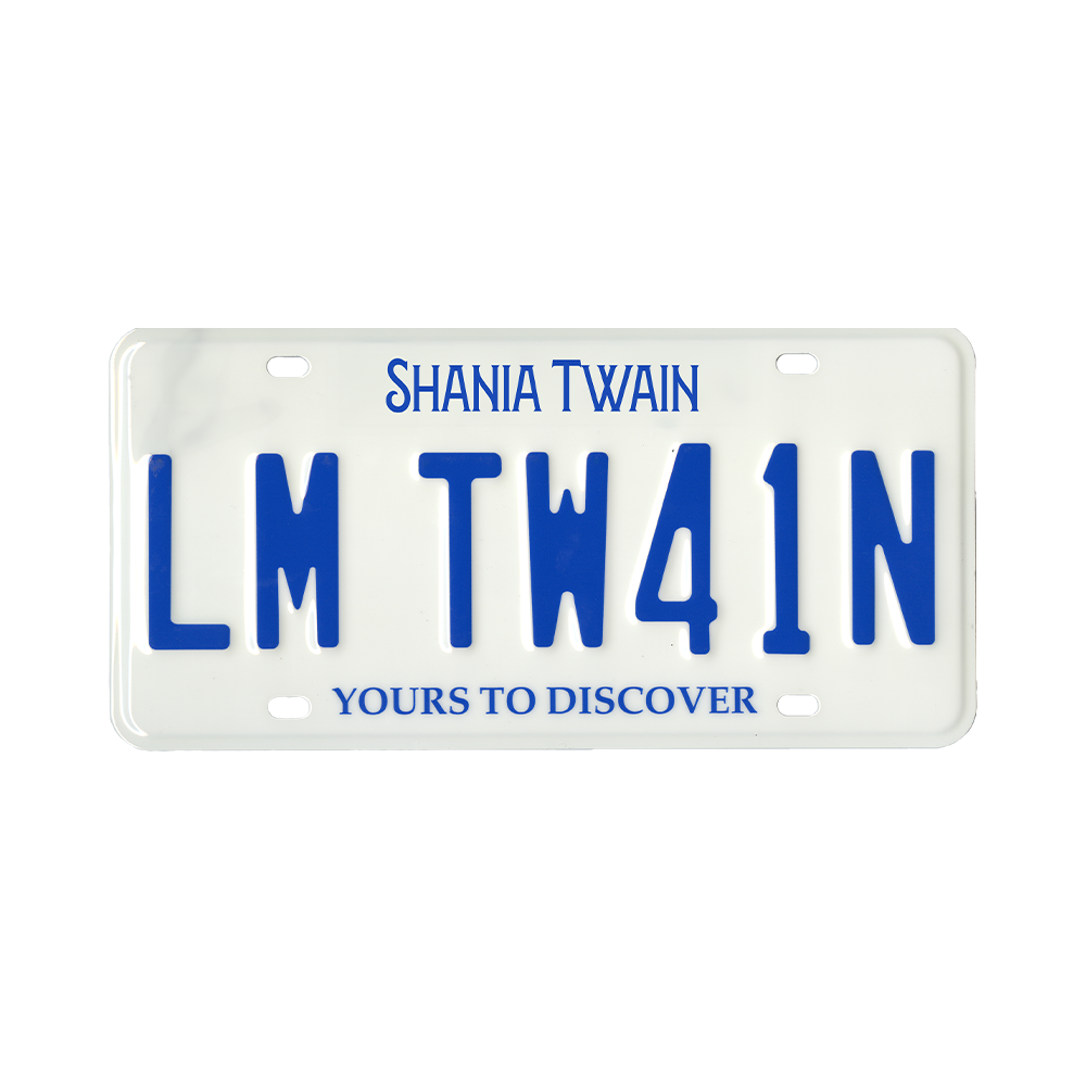 Little Miss Twain License Plate