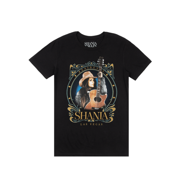 Shania Photo Badge Tee Shania Twain Official Store