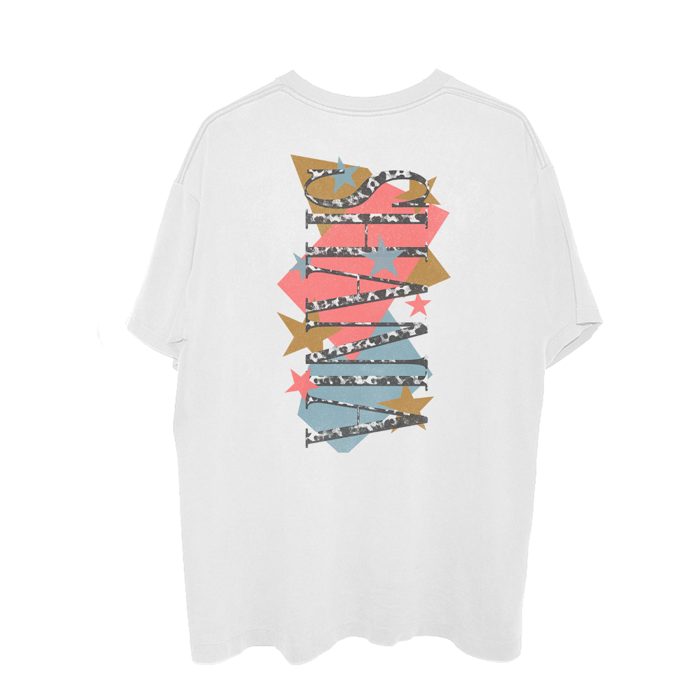 Shania Stars Photo Tee Back