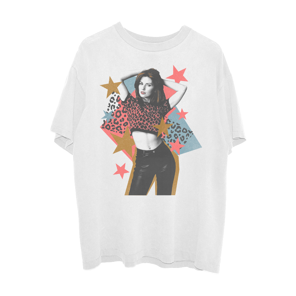 Shania Stars Photo Tee front