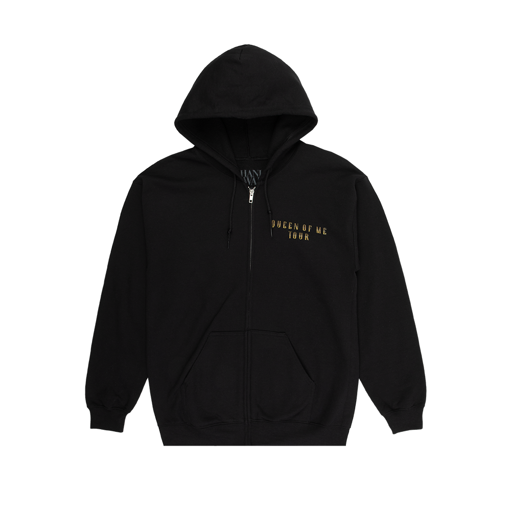 Queen of Me Tour Dateback Zip Hoodie Shania Twain Official Store