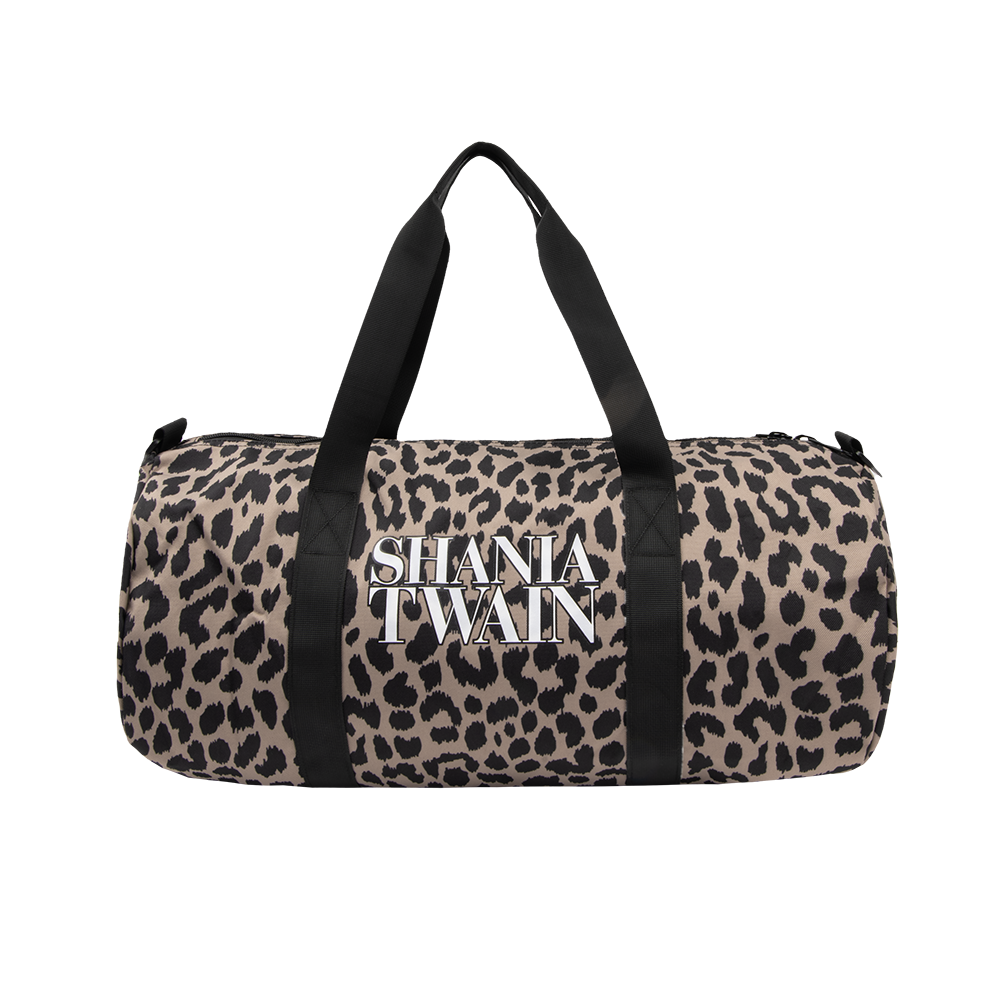 Leopard Duffle Bag Front