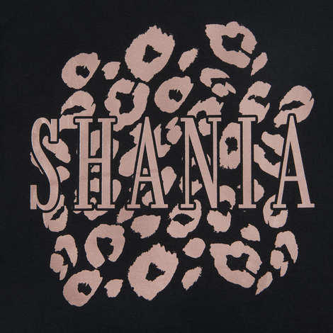 Shania Leopard Tee Detail