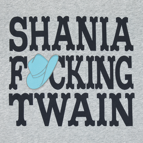Shania F*cking Twain Tee Detail