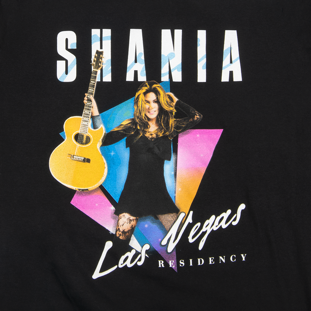 Shania Twain Residency Tee Front Detail