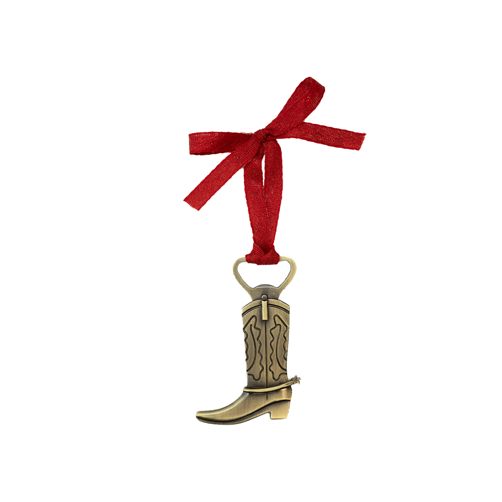 Cowboy Boot Ornament Side 2