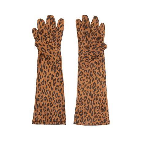 Leopard Gloves Front